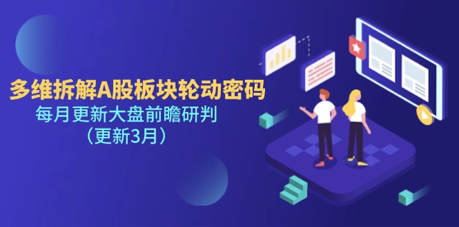 （14213期）多维拆解A股板块轮动密码，每月更新大盘前瞻研判（更新3月）-极光库
